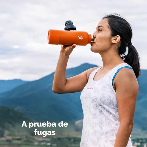 Vista 2 de Hydro Flask - Termo de tapa Flex estándar, negro, 532 ml