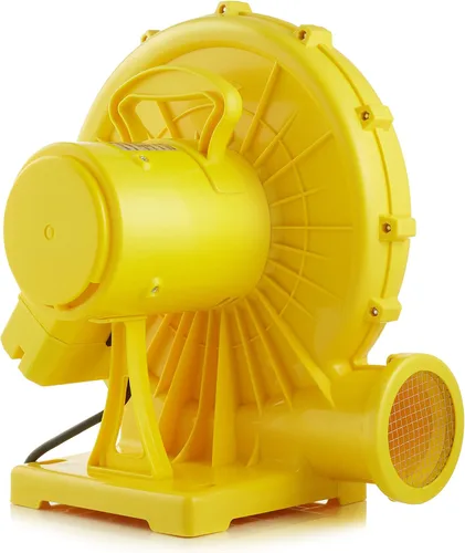 Vista 4 de Cloud 9 Crayon - Casa de rebote con soplador - Gorila inflable grande para niños con tobogán