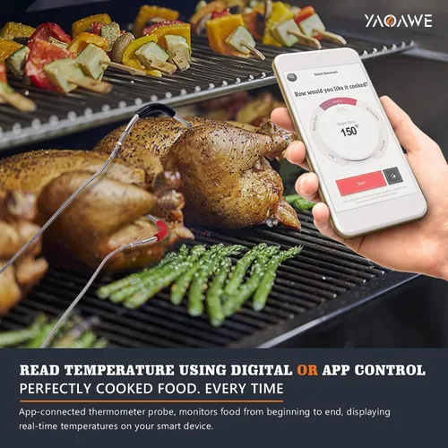 Vista 4 de 2 paquetes de sondas de temperatura para carne de repuesto para Weber iGrill Pro, compatibles con parrillas de gas Genesis, Spirit y parrillas