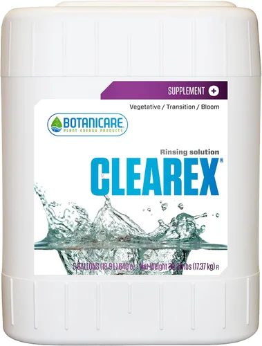 Vista 3 de Botanicare Clearex, Solución de enjuague para plantas hidropónicas y en maceta, 1 gal.