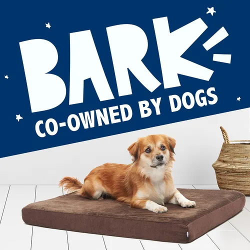 Vista 7 de Barkbox; cama para perro con plataforma de espuma viscoelástica, colchón de felpa para alivio ortopédico de articulaciones, lavable a máquina