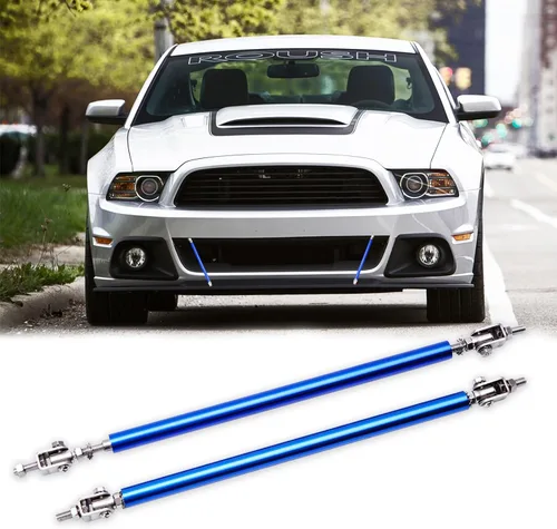 Vista 8 de DREAMOTOR 2PCS 8"-11" Adjustable Front Bumper Lip Splitter Diffuser Strut Rod Universal Bumper Lip Support Rods Compatible with Most Car Vehicles