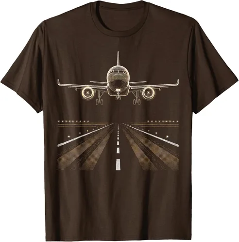Vista 4 de Airport Runway Aviation Pilot Travel T-Shirt