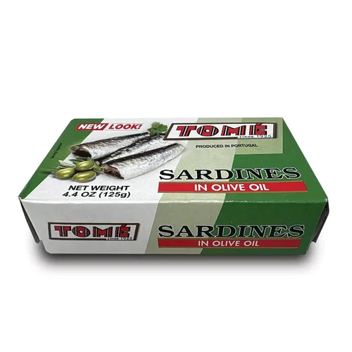 Vista 5 de 4 paquetes de sardinas Tomé (en aceite de oliva) 4.41 oz Ea