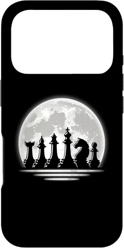 Vista 30 de Chess Design - Chess Figures Full Moon - Chess Case for iPhone 17
