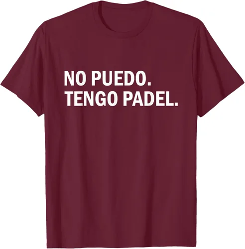Vista 17 de Camiseta de jugador divertido No Puedo Tengo Padel Hobby