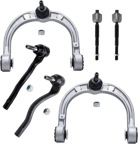 Vista 103 de Detroit Axle - Kit de extremo delantero para Chrysler 300 Dodge Charger 2011-2023 Challenger, 2 Lower Rearward Control Arms 2 Outer Tie Rods 2