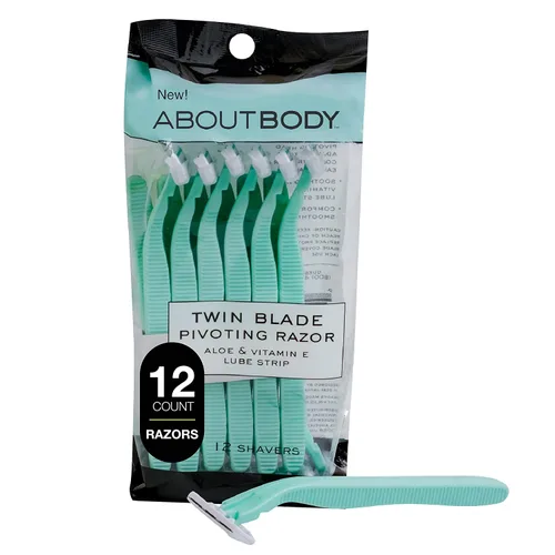 Vista 7 de Acerca de Beauty Complete 4 Blade System - Maquinilla de afeitar reutilizable, incluye 1 mango ergonómico reutilizable y 6 cartuchos de cuchillas