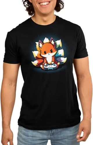 Vista 3 de TeeTurtle Camiseta estándar Rainbow Gamer