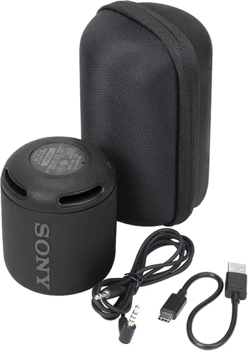 Vista 6 de khanka Estuche de viaje duro de repuesto para Sony SRS-XB13 Extra Bass Compact Portable Impermeable Bluetooth Altavoz (negro)