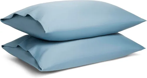 Vista 11 de Brooklinen Juego de fundas de almohada de satén de lujo con calidad de Blanco