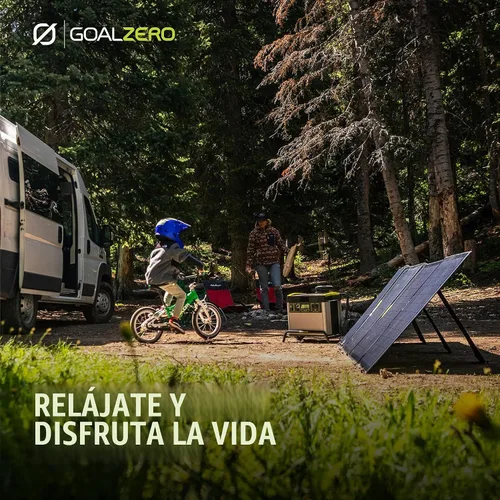 Vista 10 de Goal Zero Nomad - Panel solar de 200 W, cargador plegable de panel solar con soporte, alimentación de panel solar portátil