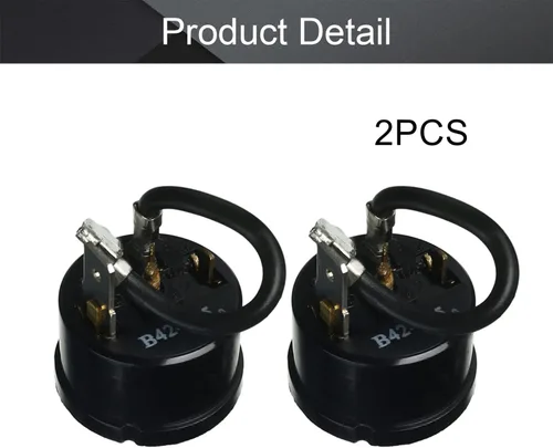 Vista 4 de Bettomshin Protector de sobrecarga térmica del refrigerador 1/6 (HP) 125W Compresor Reemplazo Part14Pcs