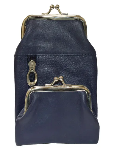 Vista 16 de Funda de cuero genuino para cigarrillos y mechero con cierre de torsión de Leatherboss (Beige)