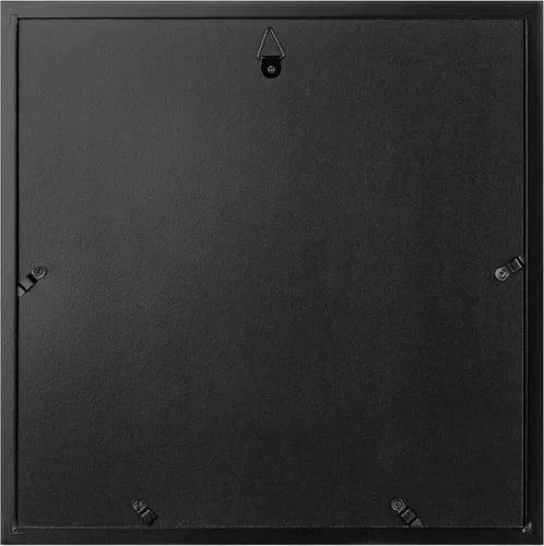 Vista 4 de Gallery Perfect Juego de portarretratos negro de 12 piezas con plantilla para colgar, marco de fotos de 12 x 12 pulgadas, mate a 8 x 8 pulgadas, kit