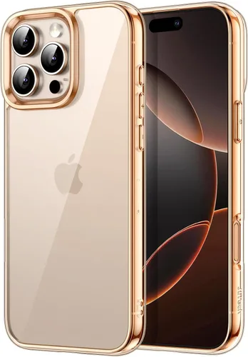 Vista 16 de JETech Funda para iPhone 16, antiamarilleo, color negro Shockproof Protection, Scratch Resistant Hard PC Back, Durable Transparent TPU Bumper