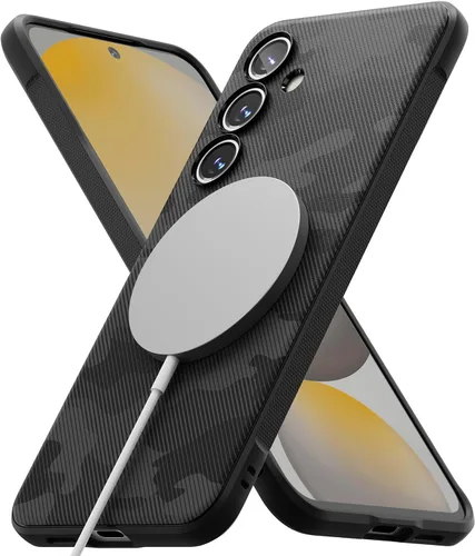 Vista 17 de Ringke Onyx Funda para Samsung Galaxy S24 FE [compatible con MagSafe] resistente al aceite y a la suciedad, protección mejorada del lente