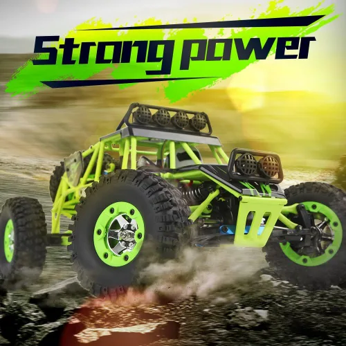 Vista 3 de WLtoys Coches RC escala 1/12 2.4G 4WD de alta velocidad eléctrico todo terreno todoterreno Rock Crawler escalada Buggy RTR para niños y adultos