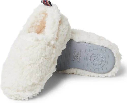 Vista 4 de Dearfoams Pantuflas lavables Skye Pile con espalda cerrada para niños