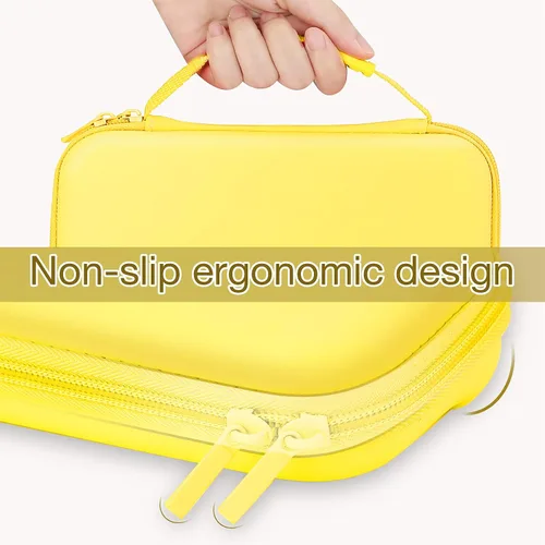 Vista 5 de HEYSTOP Funda de transporte compatible con Switch Lite funda Switch Lite con funda protectora de TPU suave para juegos de tarjeta de juegos 6 tapas