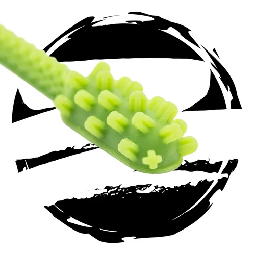 Vista 4 de V3 (cepillo de dientes para quitar adhesivo dental) (verde)