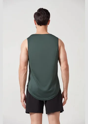 Vista 6 de KizBruo Camiseta sin mangas para hombre, deportiva, gimnasio, atletismo, entrenamiento, secado rápido, ajustada, ajustada, elige una talla más grande