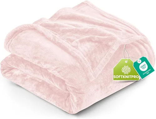 Vista 15 de Utopia Bedding - Manta de vellón de lujo, mullida, antiestática; manta de suave microfibra de 8.8 oz/yd² (300 g/m²) para sofá y cama; tamaño Gris