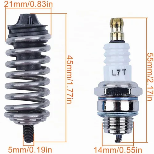Vista 2 de Kit de pistón de cilindro de 1.732 in, para Husqvarna 340, 345, 350 para motosierra