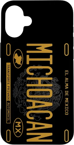 Vista 23 de Michoacano Michoacan Mexican State License Plate Phone Case for iPhone 17