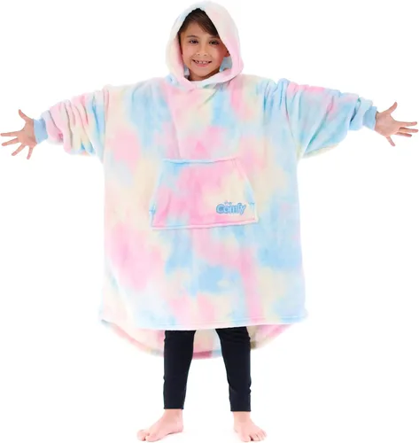 Vista 13 de THE COMFY Dream Jr para niños Manta portátil de forro polar de microfibra ligera con capucha y bolsillo Visto en Shark Tank