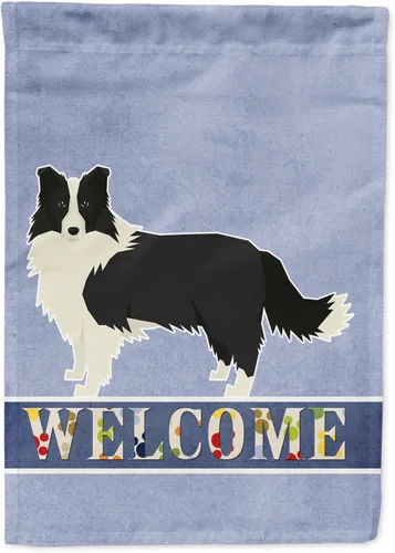 Vista 45 de Caroline's Treasures CK3704GF Bandera de jardín de bienvenida de Akita Shepherd Black and Tan - Bandera decorativa para patio exterior, patio