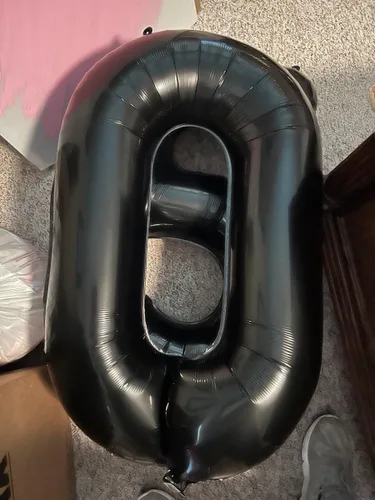 Vista 2 de Globos grandes de 40 pulgadas de números del 0 al 9, globos numéricos para decoración de fiesta de cumpleaños, globos de helio de aluminio