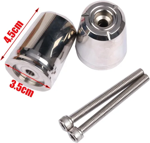 Vista 3 de Motorcycle Handlebar Grips Handle Bar Cap Ends Plug for Yamaha XMAX300 Xmax 300 X-MAX 250 125 400