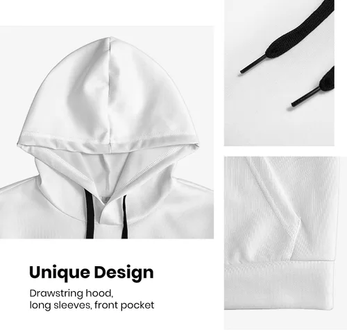 Vista 3 de Qxuzizh Boys Hoodies Sweatshirt Suit Girls Game Hoodie Sweatpants Tracksuit Set 2 Piece Graphic Outfits for Youth Kids