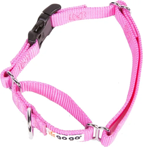 Vista 2 de GoGo Pet Products GoGo - Collar de perro Martingala de 3/4 pulgadas, mediano, color rosa Rosado