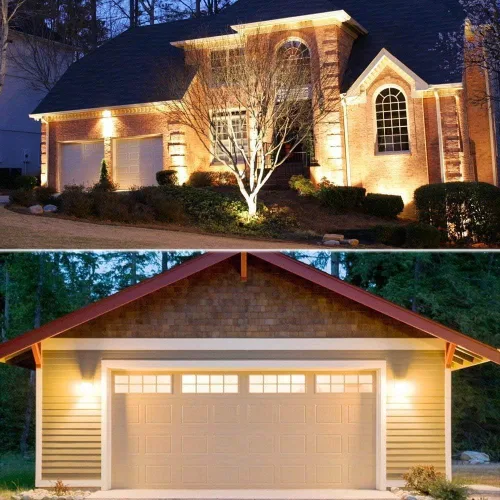 Vista 3 de Luz de inundación LED de 50 W CC 12 V-60 V, luz blanca cálida de bajo voltaje de 12 V, luz de seguridad para jardín, pared, luces de trabajo