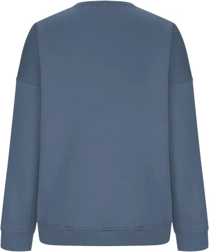 Vista 4 de midelxp Sudaderas de gran tamaño con cuello redondo para mujer, forro polar suave, manga larga, casual, cómodas, lindas sudaderas con capucha