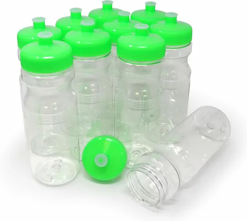 Vista 14 de Rolling Sands - Botellas de agua de plástico sin BPA de 24 onzas, juego de 10, fabricadas en Estados Unidos