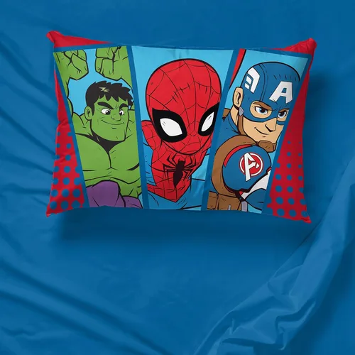 Vista 7 de Jay Franco Paquete de 3 piezas de almohada Hulk Buddy para niños pequeños, incluye almohada y fundas de almohada