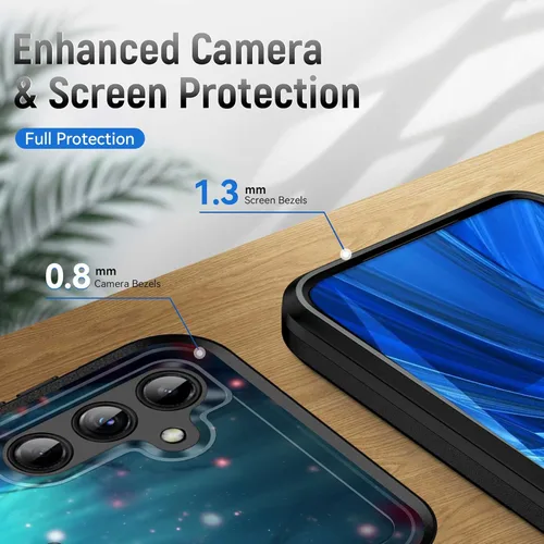 Vista 6 de para Galaxy A15 5G - Funda, [Prueba de caída de grado militar] Funda protectora resistente a golpes de uso pesado y resistente para Samsung Galaxy