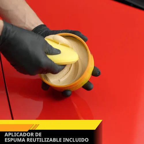 Vista 7 de Cera carnauba en pasta para automóviles – Formula 1, brillo superintenso, 12 onzas. Removes Haze & Paint Swirls, Easy to Use, Leaves Durable UV