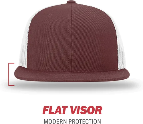 Vista 2 de Richardson 511 Flatbill Trucker - Gorra de béisbol ajustable
