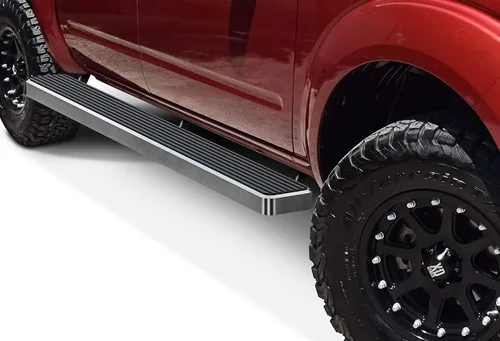Vista 12 de iBoard Barras laterales para Nissan Frontier Crew Pickup de 4 puertas, Negro