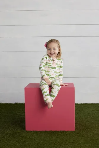 Vista 3 de Mud Pie Conjunto de pijama deportivo para niña pequeña