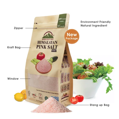 Vista 8 de Himalayan Chef Sal rosa del Himalaya-fina-8oz