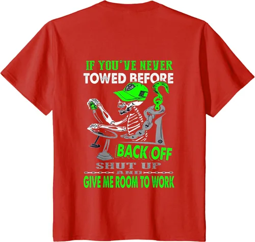 Vista 3 de Proud Tow Truck Operator - Camiseta, Negro, S