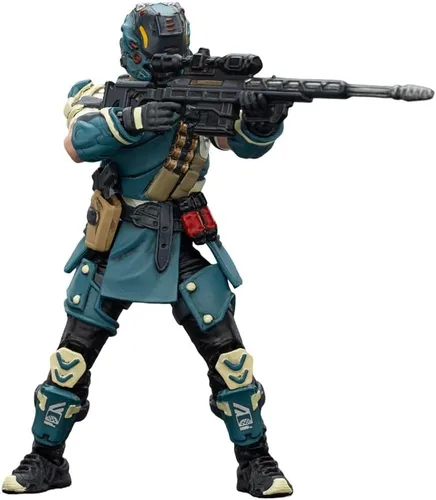 Vista 3 de Figura de acción JoyToy 1/25 Dark Source UNSC Sniper Foster Colección Modelo Regalos de Cumpleaños Jt01994