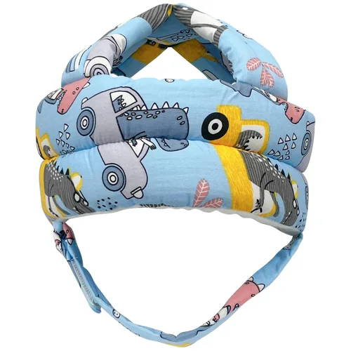 Vista 13 de Protector de cabeza de bebé, casco de bebé para gatear, caminar, sin golpes, cabeza de seguridad, gorra protectora ajustable para caminar, jugar