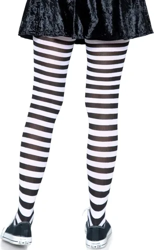 Vista 2 de Leg Avenue - Mallas de nailon rayadas para mujer