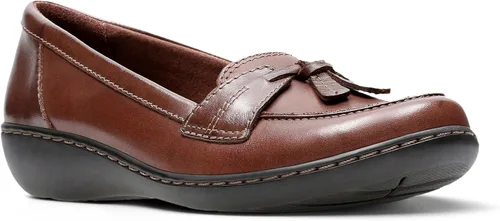 Vista 4 de Clarks Mocasines Ashland Bubble Slip On para mujer Marrón Multicolor